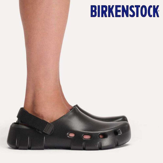 BIRKENSTOCKビルケンシュトックBirkiFlowTEX（ビルキフロー）ユニセックス1031365（ブラック）EVAクロッグサボ「靴」