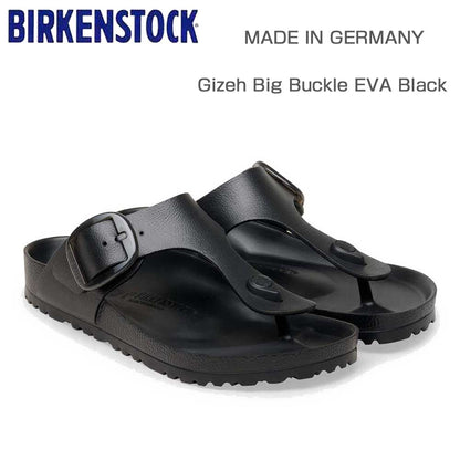 BIRKENSTOCKビルケンシュトックGIZEHBIGBUCKLEEVA（ギゼビッグバックル）レディース1031370（EVA／ブラック）ドイツ生まれの快適サンダル「靴」