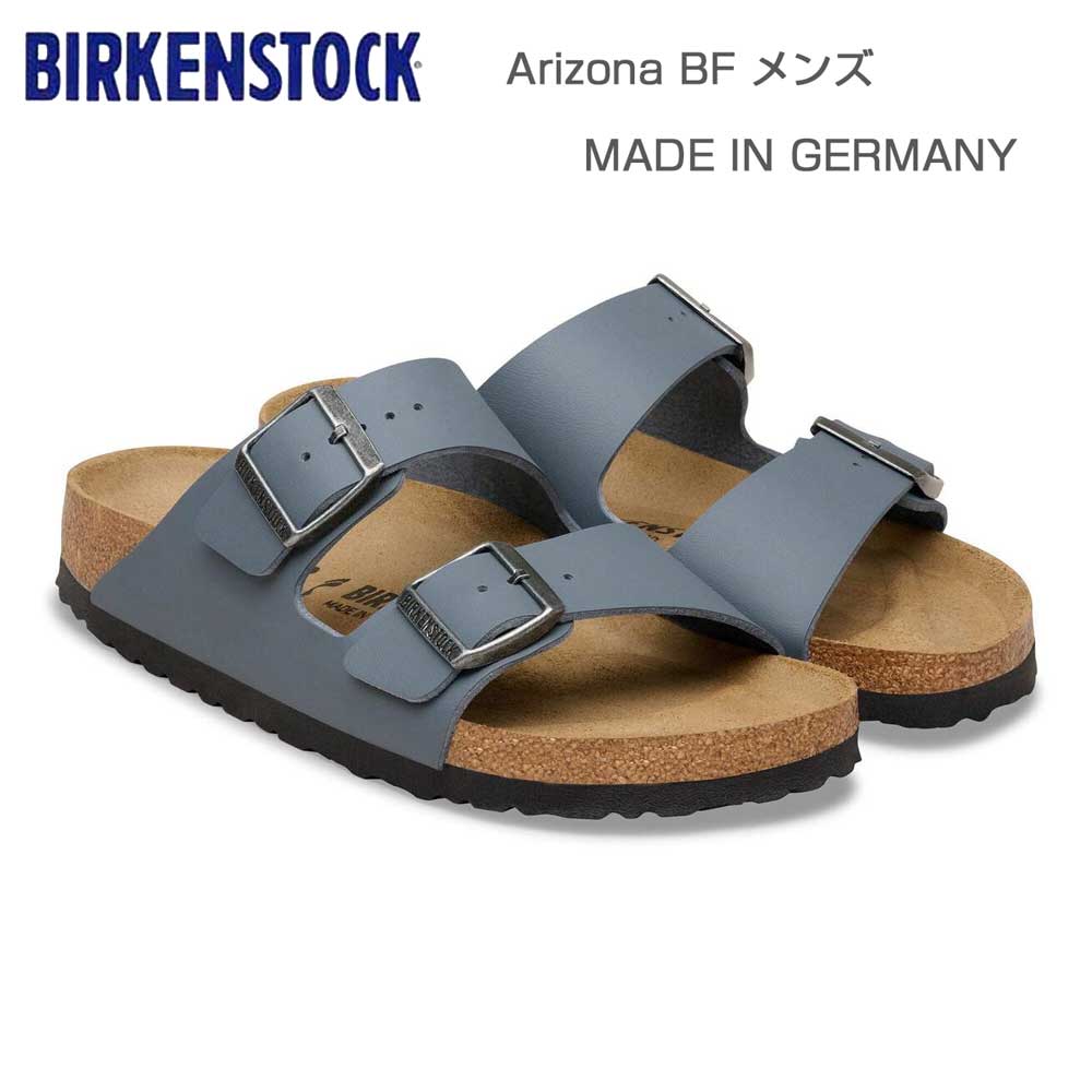 BIRKENSTOCKビルケンシュトックARIZONA（アリゾナ）バサルトグレイ1031458（レギュラーフィット幅広）メンズサンダルビルコフロー「靴」