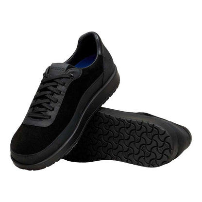 ビルケンシュトックBIRKENSTOCKHonnefCity（ホンネフシティ）メンズ（幅広）1031526（ブラック）スエードレザースニーカーコンフォートフラットシューズ「靴」