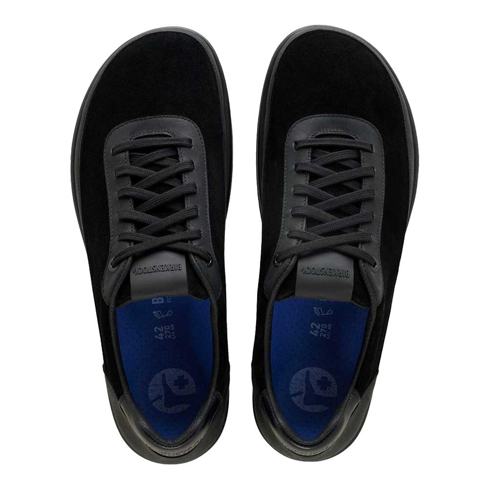 ビルケンシュトックBIRKENSTOCKHonnefCity（ホンネフシティ）メンズ（幅広）1031526（ブラック）スエードレザースニーカーコンフォートフラットシューズ「靴」