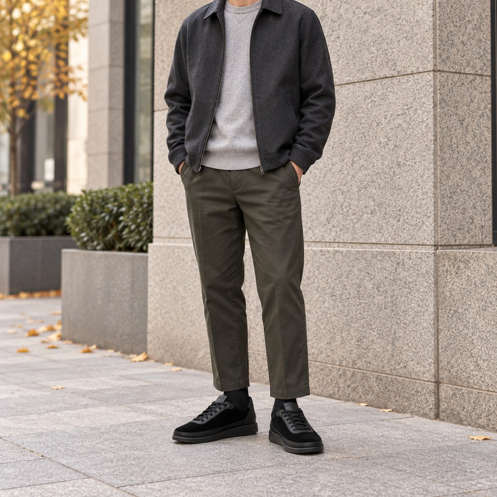 ビルケンシュトックBIRKENSTOCKHonnefCity（ホンネフシティ）メンズ（幅広）1031526（ブラック）スエードレザースニーカーコンフォートフラットシューズ「靴」