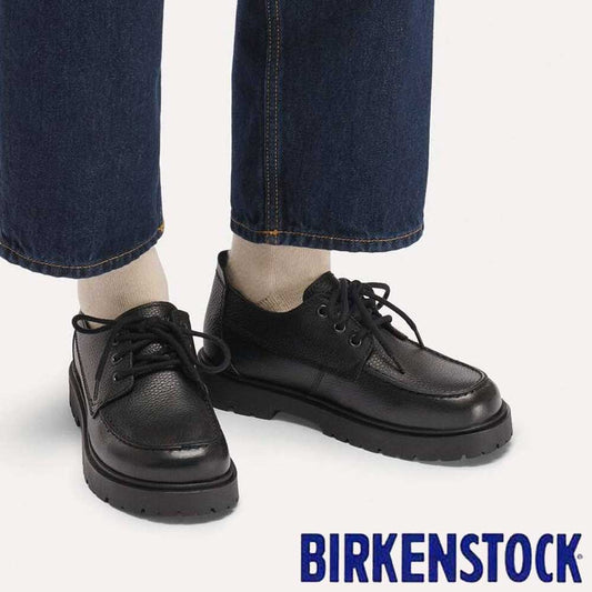 ビルケンシュトックBIRKENSTOCK（ハイウッドモックレースロウ）メンズ（幅広）1031547（ブラック）カジュアルビジネスコンフォートフラットシューズ「靴」