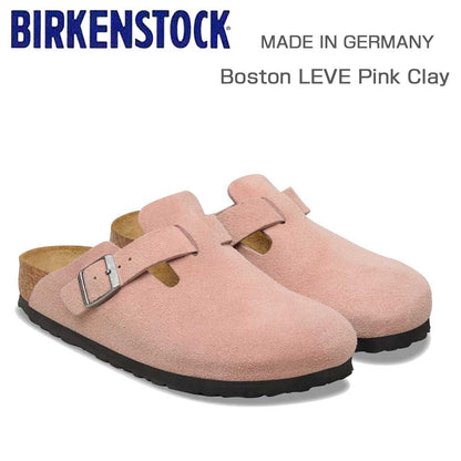 ビルケンシュトックBIRKENSTOCKBoston（ボストン）レディース幅狭（ナローフィット）1031635（スエードレザー／PinkClay）サボクロッグドイツ製快適サンダル「靴」