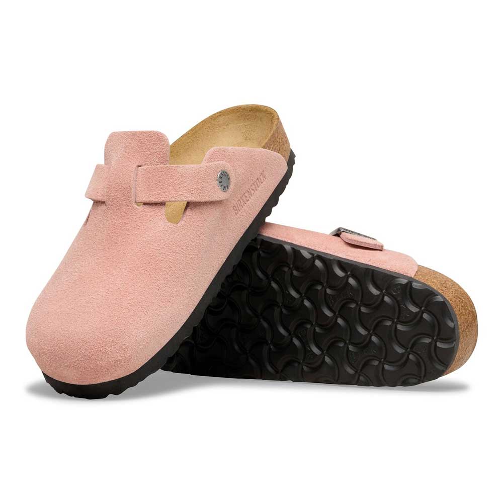 ビルケンシュトックBIRKENSTOCKBoston（ボストン）レディース幅狭（ナローフィット）1031635（スエードレザー／PinkClay）サボクロッグドイツ製快適サンダル「靴」
