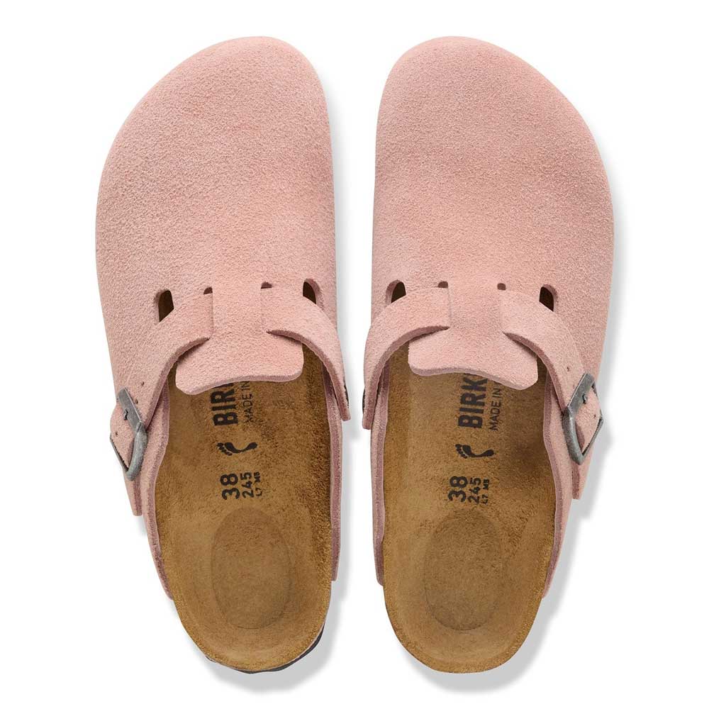 ビルケンシュトックBIRKENSTOCKBoston（ボストン）レディース幅狭（ナローフィット）1031635（スエードレザー／PinkClay）サボクロッグドイツ製快適サンダル「靴」