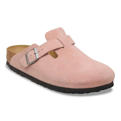ビルケンシュトックBIRKENSTOCKBoston（ボストン）レディース幅狭（ナローフィット）1031635（スエードレザー／PinkClay）サボクロッグドイツ製快適サンダル「靴」
