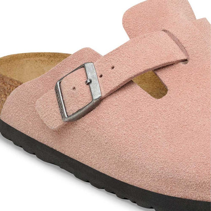 ビルケンシュトックBIRKENSTOCKBoston（ボストン）レディース幅狭（ナローフィット）1031635（スエードレザー／PinkClay）サボクロッグドイツ製快適サンダル「靴」