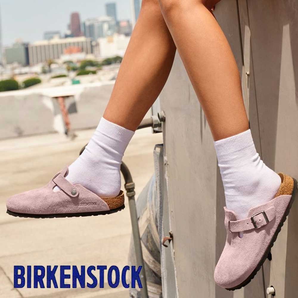 ビルケンシュトックBIRKENSTOCKBoston（ボストン）レディース幅狭（ナローフィット）1031635（スエードレザー／PinkClay）サボクロッグドイツ製快適サンダル「靴」