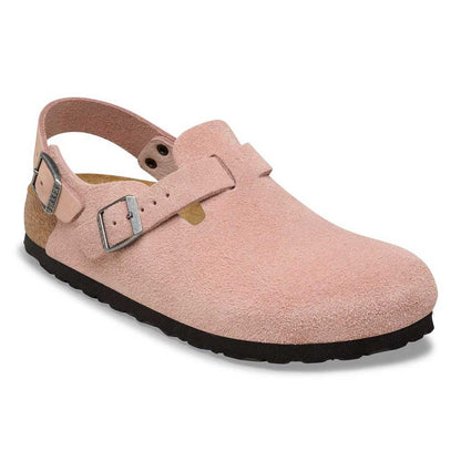 ビルケンシュトック BIRKENSTOCK Tokio II Suede（トキオ）幅狭（ナローフィット） 1031636（スエードレザー／ピンククレイ） レディースサンダル サボ クロッグ ドイツ製快適サンダル 「靴」