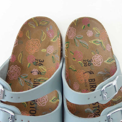 BIRKENSTOCKビルケンシュトックFLORIDA（フロリダ）ピュアセージ1031661（ナローフィット幅狭）フラワープリントインソールドイツ生まれの快適サンダル「靴」