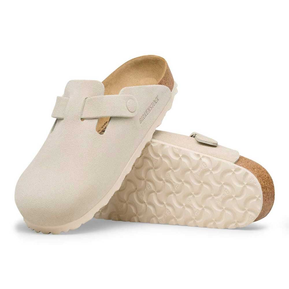 ビルケンシュトックBIRKENSTOCKBoston（ボストン）レディース幅狭（ナローフィット）1031662（スエードレザー／オイスター）サボクロッグドイツ製快適サンダル「靴」