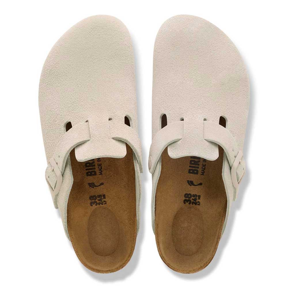 ビルケンシュトックBIRKENSTOCKBoston（ボストン）レディース幅狭（ナローフィット）1031662（スエードレザー／オイスター）サボクロッグドイツ製快適サンダル「靴」