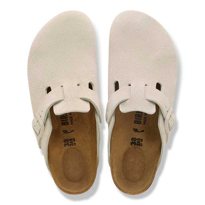 ビルケンシュトックBIRKENSTOCKBoston（ボストン）レディース幅狭（ナローフィット）1031662（スエードレザー／オイスター）サボクロッグドイツ製快適サンダル「靴」