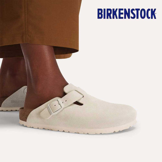 ビルケンシュトックBIRKENSTOCKBoston（ボストン）レディース幅狭（ナローフィット）1031662（スエードレザー／オイスター）サボクロッグドイツ製快適サンダル「靴」
