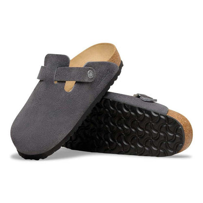 ビルケンシュトックBIRKENSTOCKBoston（ボストン）幅広（レギュラーフィット）1031676（スエードレザー／チャコール）メンズサンダルサボクロッグドイツ製快適サンダル「靴」