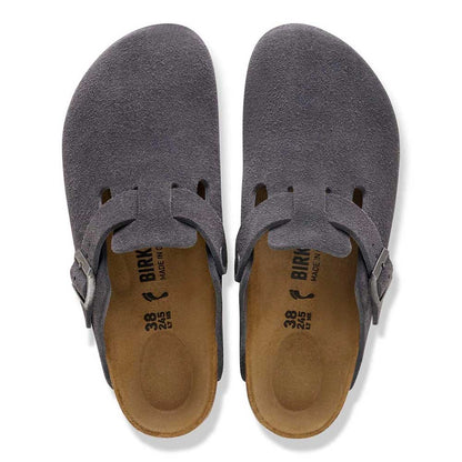 ビルケンシュトックBIRKENSTOCKBoston（ボストン）幅広（レギュラーフィット）1031676（スエードレザー／チャコール）メンズサンダルサボクロッグドイツ製快適サンダル「靴」
