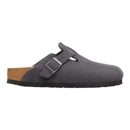 ビルケンシュトックBIRKENSTOCKBoston（ボストン）レディース幅狭（ナローフィット）1031678（スエードレザー／チャコール）サボクロッグドイツ製快適サンダル「靴」