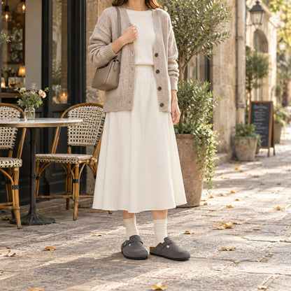 ビルケンシュトックBIRKENSTOCKBoston（ボストン）レディース幅狭（ナローフィット）1031678（スエードレザー／チャコール）サボクロッグドイツ製快適サンダル「靴」