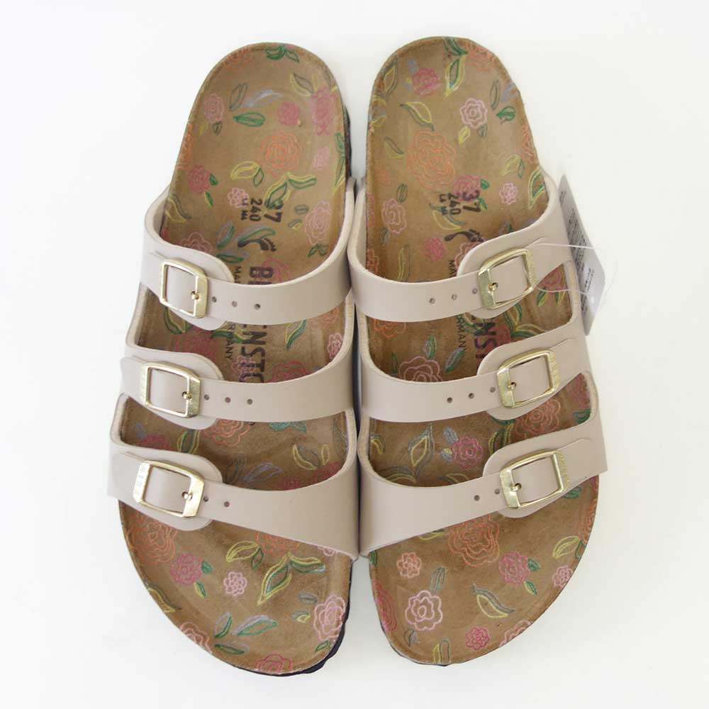 BIRKENSTOCKビルケンシュトックFLORIDA（フロリダ）サンドキャッスル1031715（ナローフィット幅狭）フラワープリントインソールドイツ生まれの快適サンダル「靴」