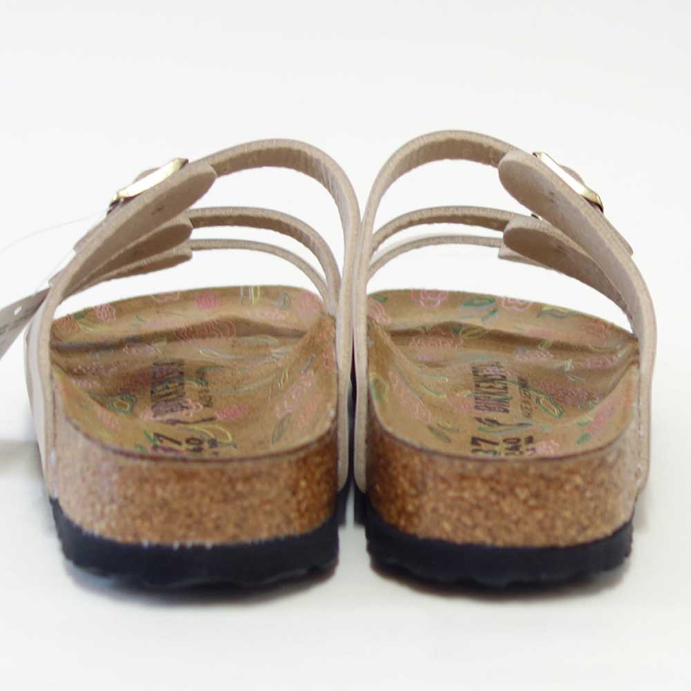 BIRKENSTOCKビルケンシュトックFLORIDA（フロリダ）サンドキャッスル1031715（ナローフィット幅狭）フラワープリントインソールドイツ生まれの快適サンダル「靴」