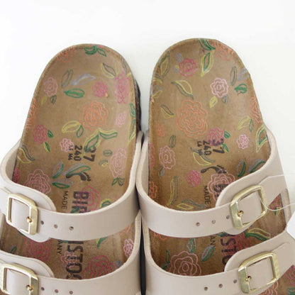 BIRKENSTOCKビルケンシュトックFLORIDA（フロリダ）サンドキャッスル1031715（ナローフィット幅狭）フラワープリントインソールドイツ生まれの快適サンダル「靴」