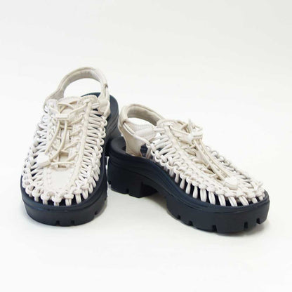 KEENキーンUNEEKPLT（ユニーク）1031884（レディース）カラー：BirchSmoothLea厚底バックストラップスリッポンスニーカーサンダルオープンエアー「靴」