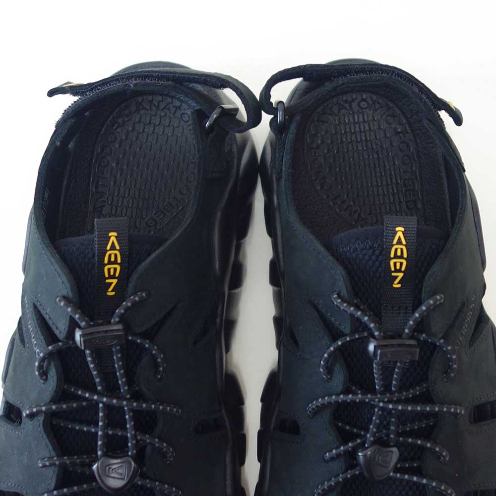 KEENキーンHYPERPORTFISHERMANLEATHERハイパーポートフィッシャーマン1031893（メンズ）カラー：Black/KeenYellowスポーツサンダルウォーターシューズ「靴」