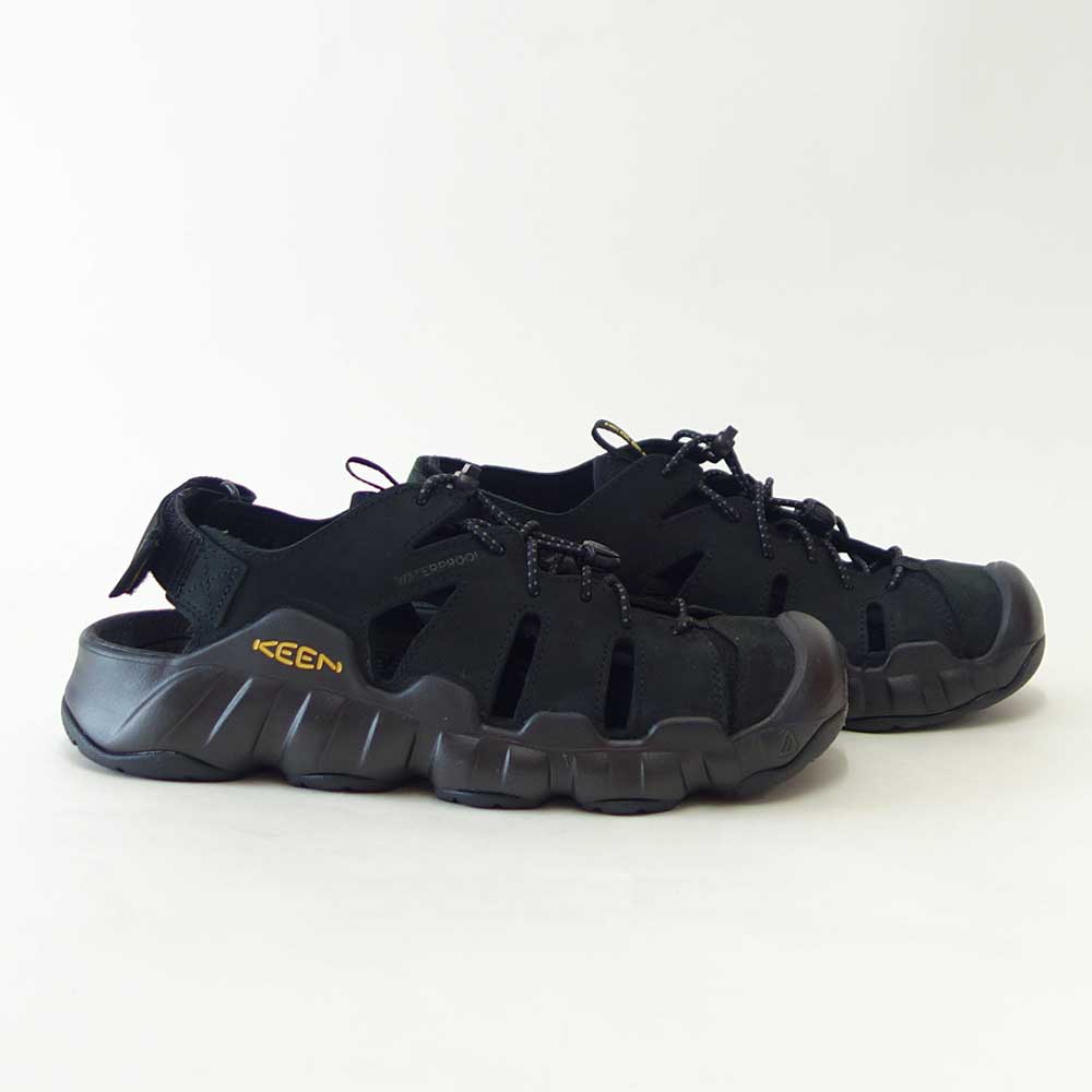 KEENキーンHYPERPORTFISHERMANLEATHERハイパーポートフィッシャーマン1031893（メンズ）カラー：Black/KeenYellowスポーツサンダルウォーターシューズ「靴」