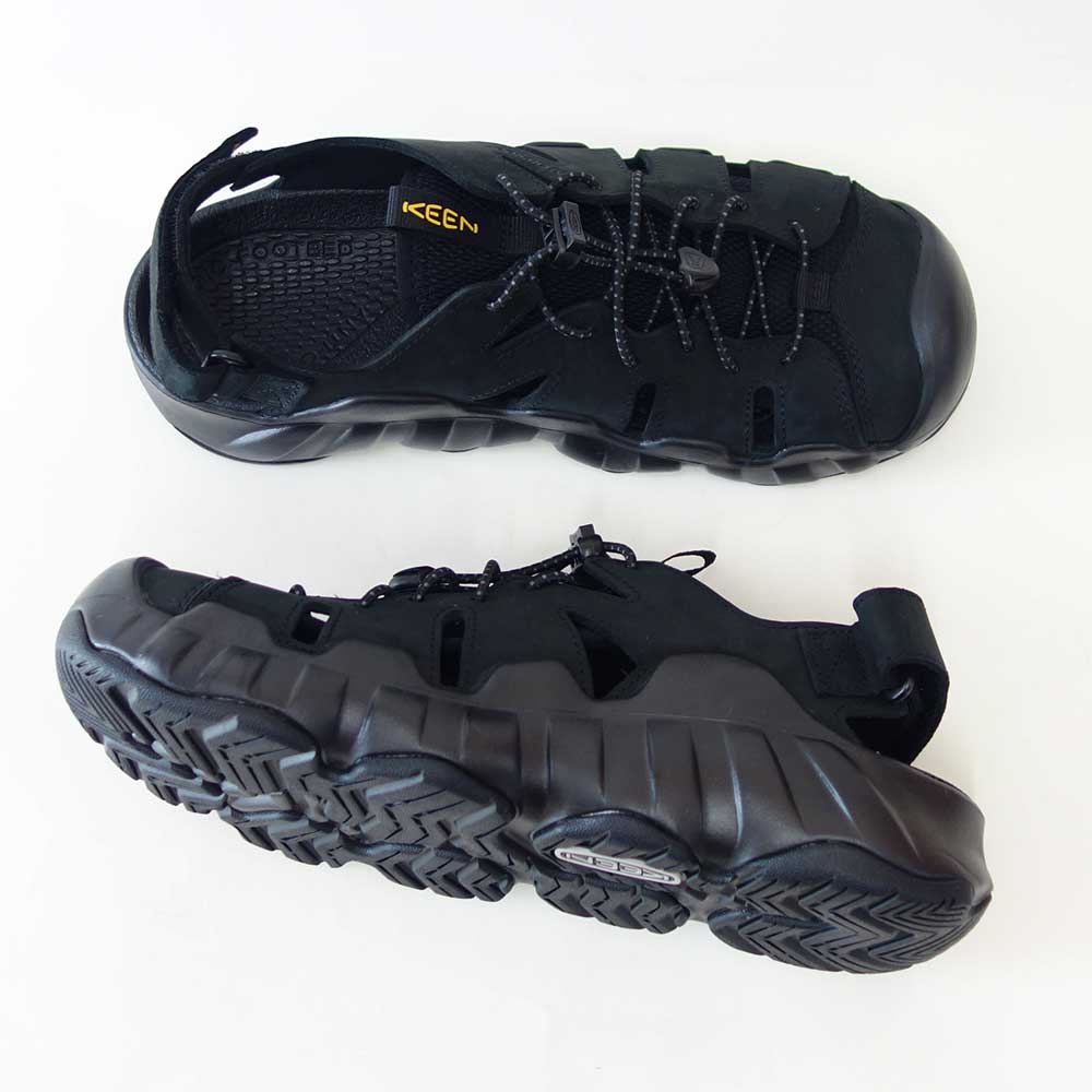 KEENキーンHYPERPORTFISHERMANLEATHERハイパーポートフィッシャーマン1031893（メンズ）カラー：Black/KeenYellowスポーツサンダルウォーターシューズ「靴」