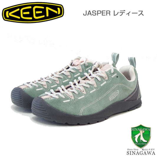 KEENキーンJASPERジャスパー1032126（レディース）カラー：LilyPad/CameoRoseアウトドアスニーカーウォーキングシューズ「靴」