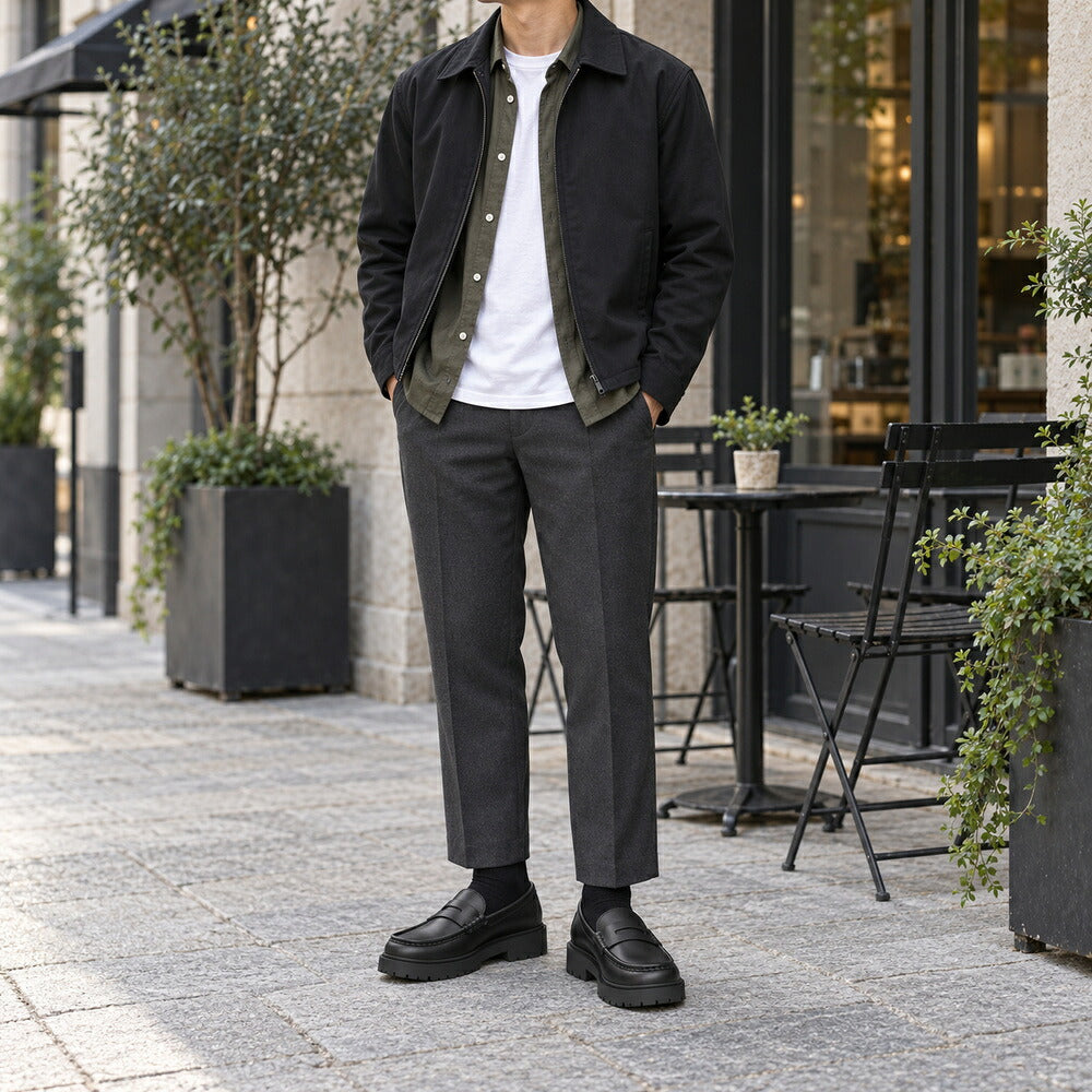ビルケンシュトックBIRKENSTOCK（ハイウッドローファー）メンズ（幅広）1032594（ブラック）カジュアルビジネスコンフォートフラットシューズ「靴」