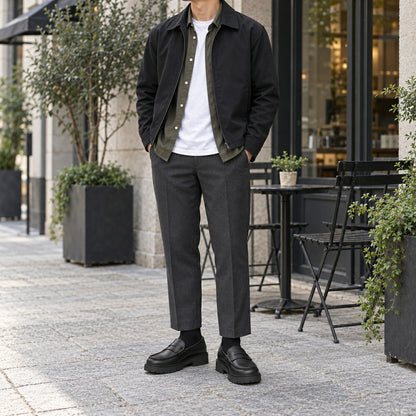 ビルケンシュトックBIRKENSTOCK（ハイウッドローファー）メンズ（幅広）1032594（ブラック）カジュアルビジネスコンフォートフラットシューズ「靴」