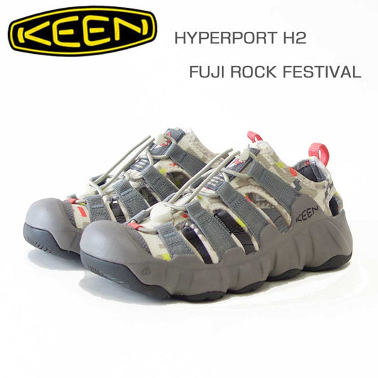 KEENキーンHYPERPORTH2ハイパーポートエイチツー1032631（レディース）KEENxFUJIROCKFESTIVAL'26カラー：MULTI/ABBEYSTONEアウトドアスポーツサンダルルウォーターシューズ「靴」