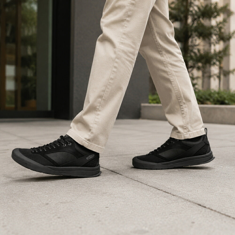 KEENキーンJASPERIIIジャスパー31032681（メンズ）カラー：black/blackアウトドアスニーカーウォーキングシューズ「靴」
