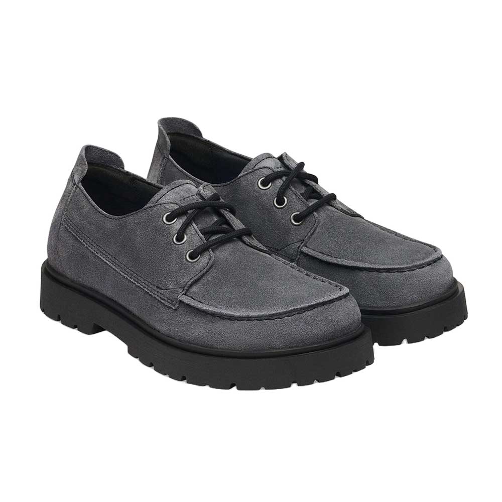 ビルケンシュトックBIRKENSTOCK（ハイウッドモックレースロウ）メンズ（幅広）1032701（スエード／チャコール）カジュアルビジネスコンフォートフラットシューズ「靴」
