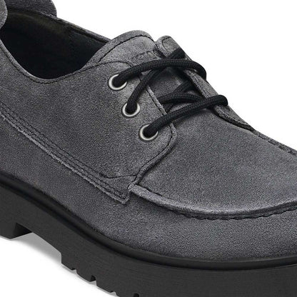 ビルケンシュトックBIRKENSTOCK（ハイウッドモックレースロウ）メンズ（幅広）1032701（スエード／チャコール）カジュアルビジネスコンフォートフラットシューズ「靴」
