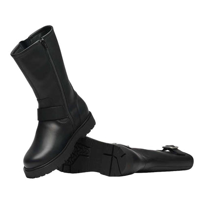 ビルケンシュトックBIRKENSTOCKハイウッドミッドワイヤーバックル（レディース）1032799（ブラック）エンジニアブーツ「靴」