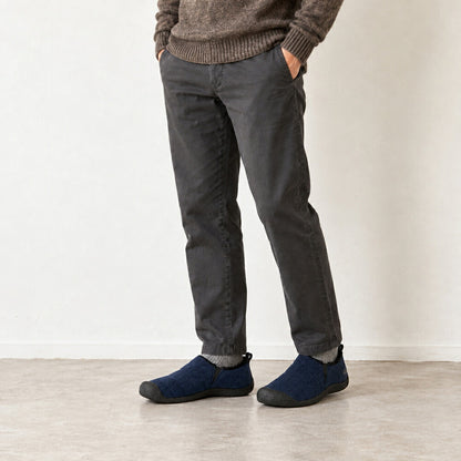 キーンKEENハウザーツー1032952NavalAcademyCorduroy（メンズ）ソフトなナイロン素材温かみのあるスリッポンシューズ「靴」