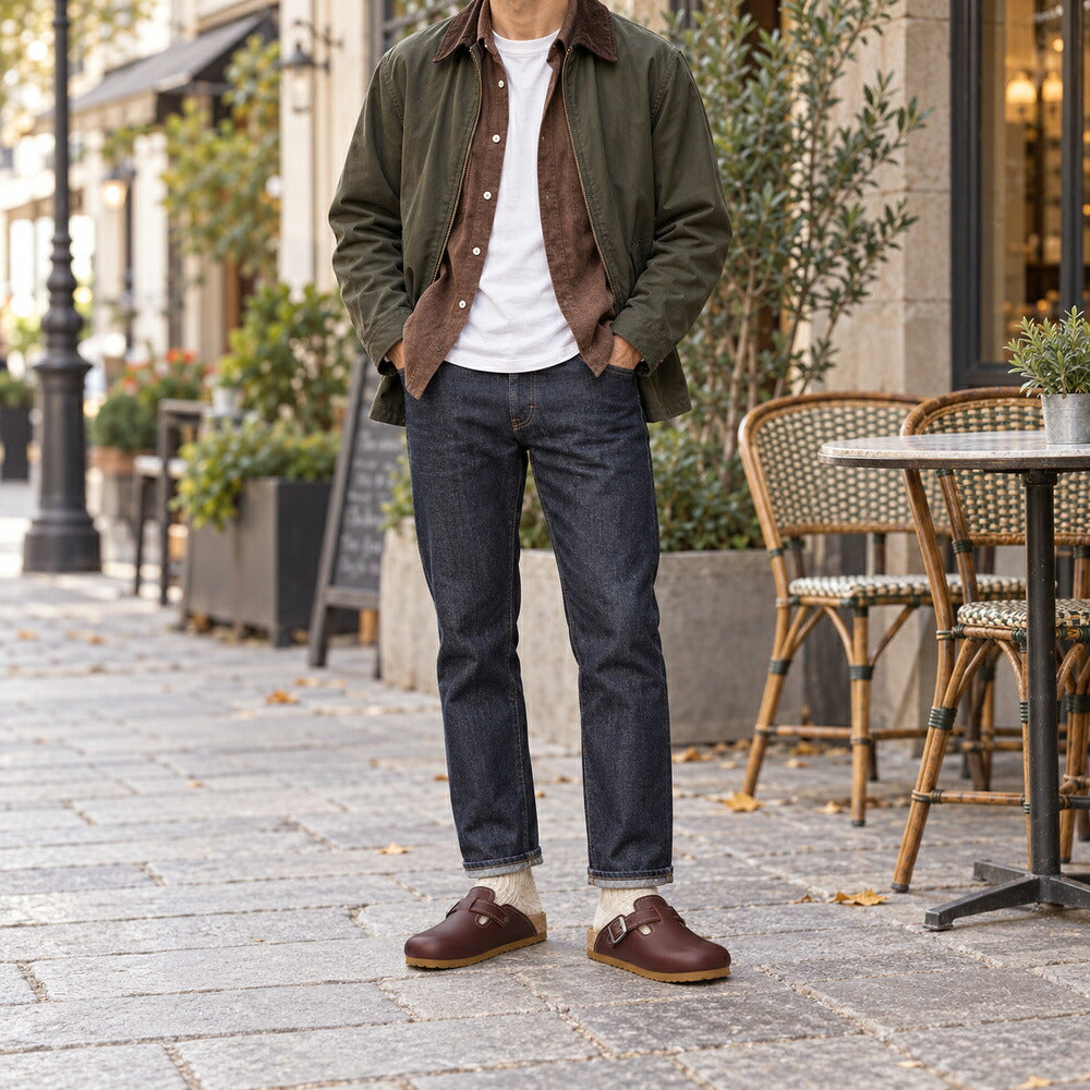 ビルケンシュトックBIRKENSTOCKBostonWorkwear（ボストンワークウェア）幅広（レギュラーフィット）1032968（ラスト）メンズサンダルサボクロッグドイツ製快適サンダル「靴」