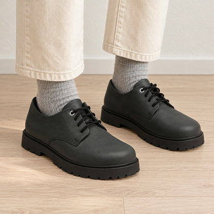 ビルケンシュトックBIRKENSTOCKHighwoodLaceLow（ハイウッドレースロー）メンズ（幅広）1033117（オイルドヌバックレザー／ブラック）カジュアルビジネスコンフォートフラットシューズ「靴」