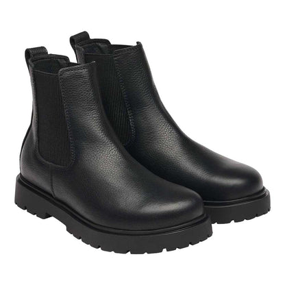 ビルケンシュトックBIRKENSTOCKハイウッドチェルシー（レディース）1033138（ブラック）ショートブーツサイドゴア「靴」