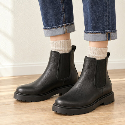 ビルケンシュトックBIRKENSTOCKハイウッドチェルシー（レディース）1033138（ブラック）ショートブーツサイドゴア「靴」
