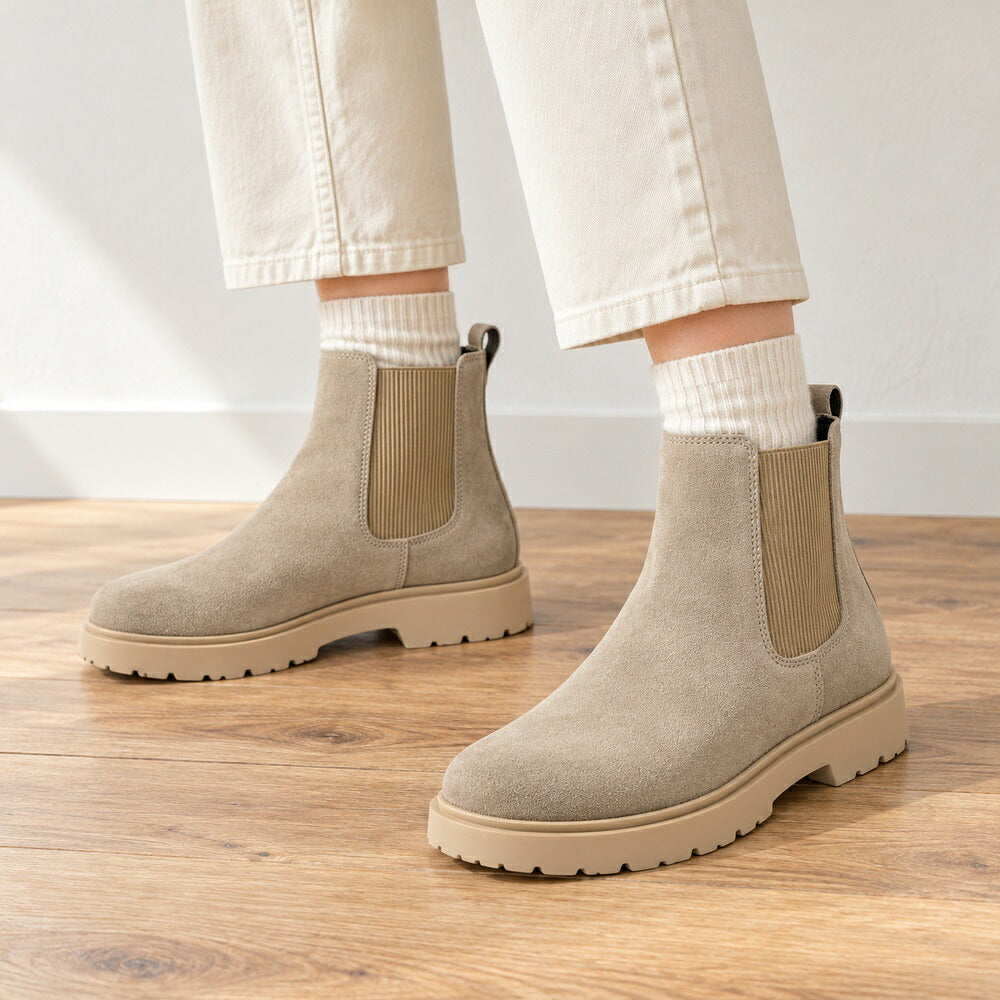 ビルケンシュトックBIRKENSTOCKハイウッドチェルシー（レディース）1033200（トープ）ショートブーツサイドゴア「靴」