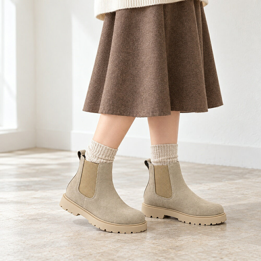 ビルケンシュトックBIRKENSTOCKハイウッドチェルシー（レディース）1033200（トープ）ショートブーツサイドゴア「靴」