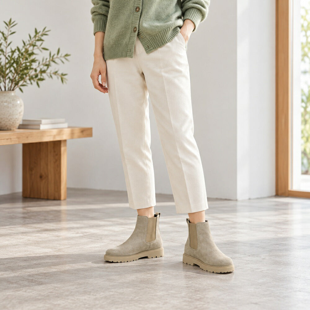 ビルケンシュトックBIRKENSTOCKハイウッドチェルシー（レディース）1033200（トープ）ショートブーツサイドゴア「靴」