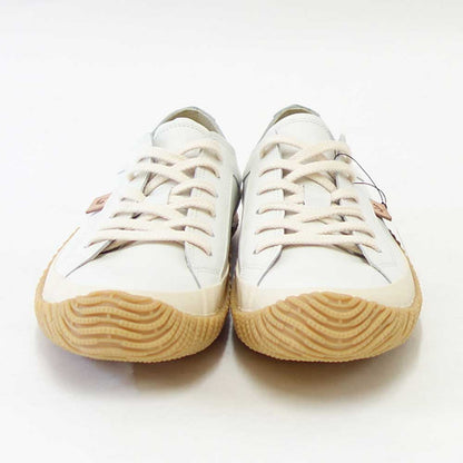 スピングルムーブ SPINGLE MOVE スピングルムーヴ SPM-110（ユニセックス）ホワイト／ベージュ (191)   カンガルーレザー 天然皮革 スニーカー ラバーソール 「靴」