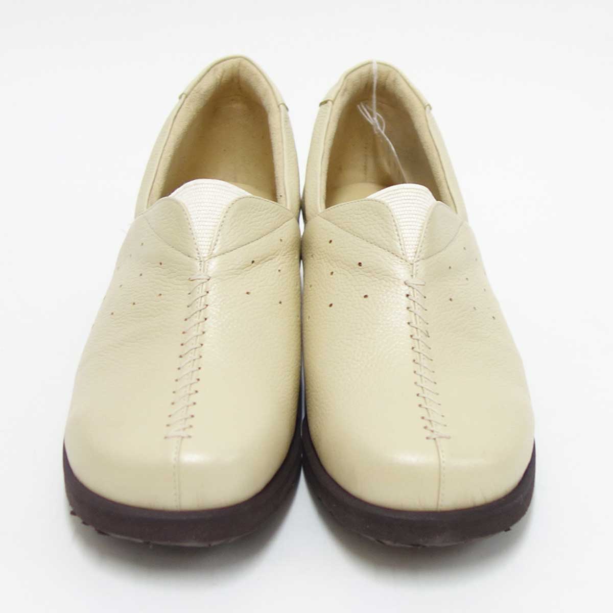 【SALE 50%OFF】 JS Heartlavel  ジェイエス ハートラベル 1156 ベージュ（レディース）日本製 ゆったりEEEEの楽ちんシューズ 天然皮革のカジュアルシューズ  「靴」 母の日 おすすめ ギフト