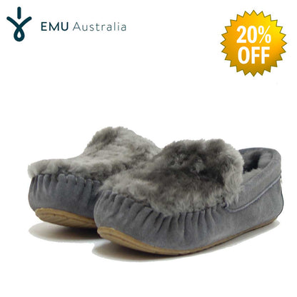 【SALE 20%OFF】 エミュー EMU W 11705 CAIRNS REVERSE FUR ケアンズリバースファー（レディース） ：グレー  「靴」