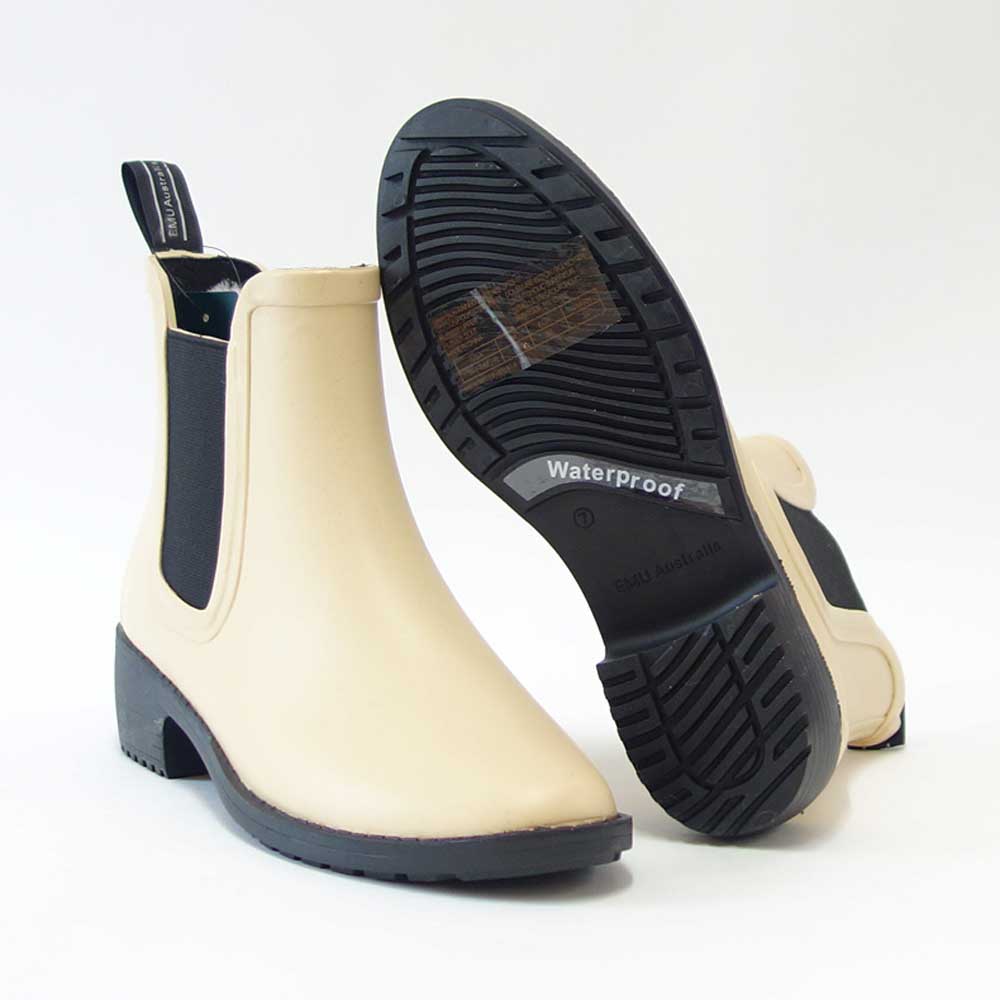 エミュー EMU W 12402 Grayson Rainboot 防水サイドゴアレインブーツ （レディース） カラー：Macadamia  「靴」